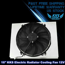 Kks Radiator Shroud 16 Fan For 67-69 Chevy Camaro Pontiac Firebird Big Block