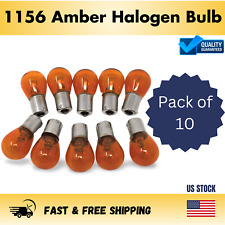1156 Amber Halogen Miniature Bulb Pack 10 Bulbs