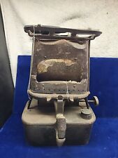 Antique Florence Portable Lamp Stove Kerosene Sad Iron Heater W Hair Iron