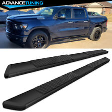 Fits 19-24 Ram 1500 Crew Cab Oe Style Black 5 Side Step Nerf Bar Running Boards