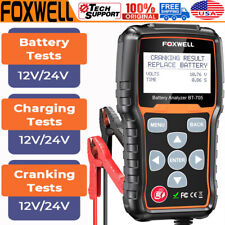 Foxwell Bt705 Car 12v Battery Tester 24v Charging Cranking System Analyzer Tool