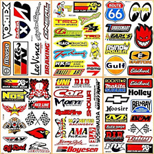 Cars Motorsport Nos Gulf Hot Rod Nascar Drag Racing Lot 6 Vinyl Graphic Decals S