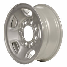 05195 New Compatible 16in Silver Steel Wheel Fits 2001-2014 Silverado 2500 Hd