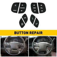 Steering Wheel Button For 2003-07 Silverado Gmc 1500 2500 3500 Decal Stickers