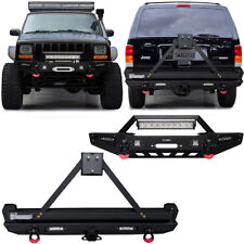 Vijay For 1984-2001 Cherokee Xj Front Or Rear Bumper With Tire Carrier Light