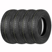 Set Of 4 Radial Trailer Tire St20575r15 205 75 15 8-ply Load Range D Lrd