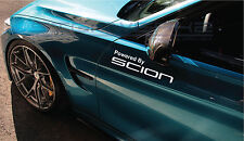 Powered By Scion Decal Sticker Logo Fr-s Ft86 Xc Xb Tc Toyota 12 Pair