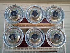 1974-1979 Oldsmobile Cutlass Omega 15 Hubcaps Lot Of 6 Wheel Covers Vintage