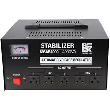 Bk 69bar4000 4000va Automatic Voltage Stabilizer Regulator 5 Inputs 110v220v