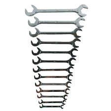 Mac Tools Da 4 Way Angle Head Wrench Set 13 Pieces 38 To 1-14 Chrome Sae Usa