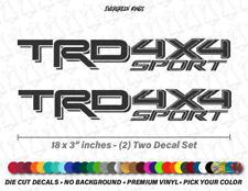 Trd 4x4 Sport Decal Set For 95-24 Toyota Tacoma Tundra Truck Hilux 4wd Stickers