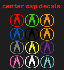 X6 Center Cap Decals For Acura Integra Tsx Rsx Nsx Ilx Mdx Type R Type S
