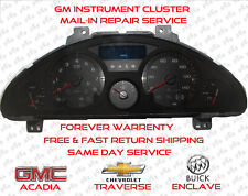 Traverse Acadia Encvlave Instrument Cluster Repair Service Gmc Chevrolet Buick