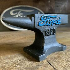 Ford Automobile 1920 Anvil With Antique Finish And Raised Painted Letters