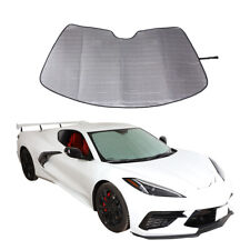 Front Auto Windshield Cover Car Windshield Sun Shade For Corvette C8 2020-23 Us