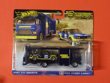 Team Transport 2024 Hot Wheels Car Culture Fiat 131 Abarth Second Story Lorry