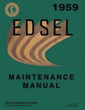 1959 Edsel Shop Manual