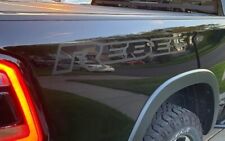 Rebel Truck Horizontal Rear Bed Logos Decal Compatible With Ram Rebel Dodge