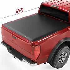 Oedro For 2019-2023 Ford Ranger Xl Xlt 5ft Soft Roll Up Truck Bed Tonneau Cover