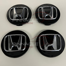 4pcs Honda Civic Accord Black New Wheel Rim Center Caps 2.75 69mm