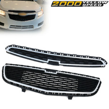 Upper Lower Grille Fit For 2015 Chevrolet Cruze Honeycomb Front Bumper Middle Us