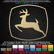 - Deer John Deere Logo No Background Tractor Mower One Color - Cut Vinyl Decal