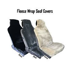 Fleece Faux Fur Wrap Seat Cover 1piece