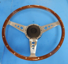 New 14 Wood Steering Wheel W Adaptor Hub Jaguar Xj6 1974-1987 Xjs Moto-lita