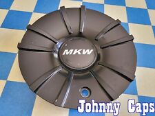 Mkw Wheels Capm-575 . Custom Wheel Shiny Matte Black Center Cap 57 Qty. 1