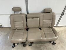 2004 Ford Excursion Second Row 2 Tan Limited Leather Seat 2000 2001 2003 2005 04