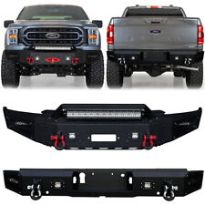 Vijay For 2021-2023 Ford F150 Front Or Rear Bumper Wwinch Plateled Lights