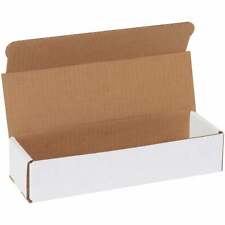 Corrugated Mailers For Packing Moving Shipping 10x3x2 White 50bundle