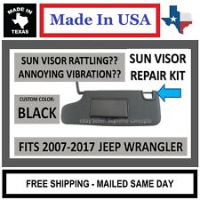 Jeep Wrangler Jk Jku Sun Visor Repair Kit Left Right Side Sunvisor - Black