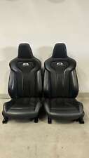 Bmw F82 M4 Heated Leather Oem Front Seats Black Pair