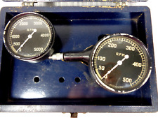 Box Set - 2 Stewart Warner 5000 Rpm Tachometers Mechanical Muscle Cars Hot Rods