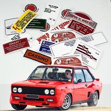 Fiat 131 Mirafiori Murat Underbonnet Car Restoration Warning Stickers Labels