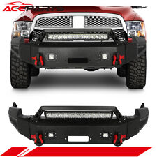 Complete Textured Off-road Front Bumper Wd-ring For 2009-2012 Dodge Ram 1500
