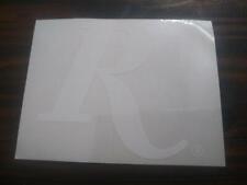 Remington R White Peel And Stick Decal - Free Shipping
