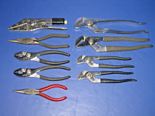 Craftsman - Sears Craftsman 9 Piece Lot Of Pliers Made In Usa Red Handle Mij