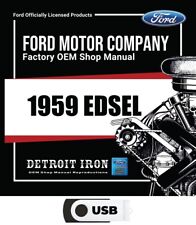 1959 Edsel Factory Oem Shop Manuals On Usb