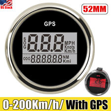 52mm Gps Digital Speedometer Odometer Gauge For Car Truck Boat Marine Motorcycle