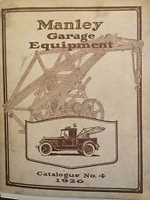1926 Manley Tow Truck Wrecking Wrecker Garage Equipment Catalog 4 Illustrated