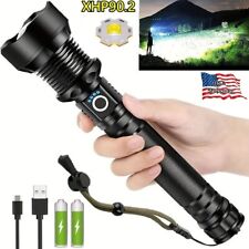 9000000 Lumens Super Bright Led Flashlight Tactical Rechargeable Led Work Lights