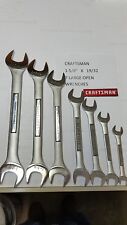 Craftsman 7pc Open End Wrench Set Mm Metric Or Sae Inch