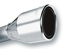 Borla Exhaust Tip - Universal Fits 2.5 Inlet - 4.5 Single Round Rolled-edge