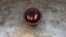 Vintage Red Glass Lens Tail Light Assembly Car Truck License Plate Taillight