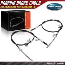 2x Rear Left Right Parking Brake Cable For Pontiac Vibe 2005-2008 Base 1.8l