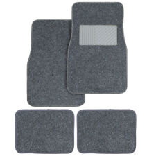 4pcs Car Floor Mats Truck Floor Liner Heavy Duty Foot Pad Carpet For Toyota Gray