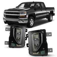 For 2016-2018 Chevy Silverado 1500 Drl Led Fog Lights Bumper Driving Lamp Wiring