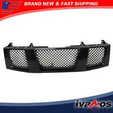 Front Hood Bumper Grill Grille Glossy Black For 2004-2007 Nissan Titan Armada